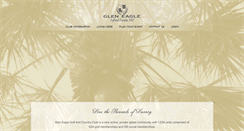 Desktop Screenshot of gleneaglecountryclub.com